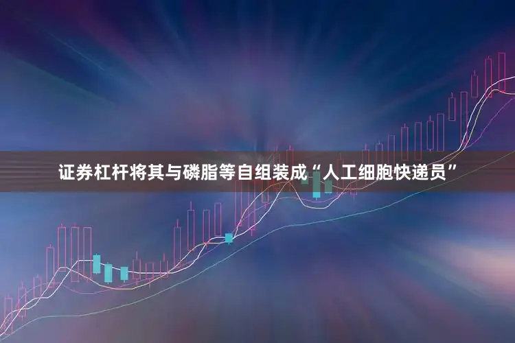 证券杠杆将其与磷脂等自组装成“人工细胞快递员”