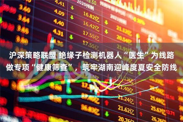 沪深策略联盟 绝缘子检测机器人“医生”为线路做专项“健康筛查”，筑牢湖南迎峰度夏安全防线